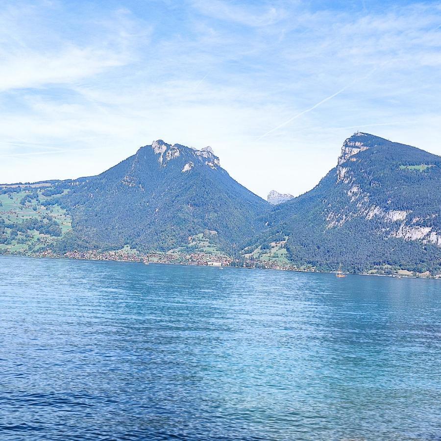 Spiez Lakeview By The Station Room A מראה חיצוני תמונה